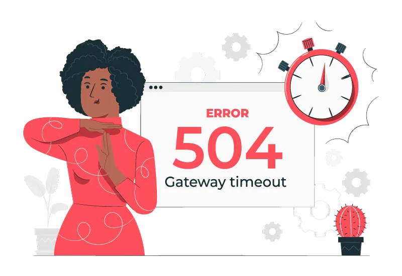 ارور 504 پایان زمان (Gateway Timeout)